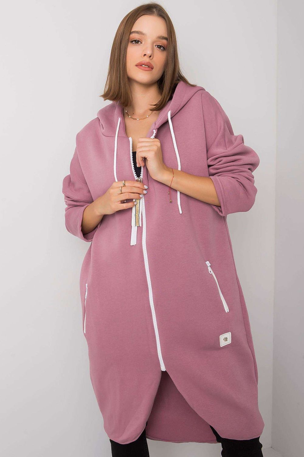   Bluza Damska Model RV-BL-4742.20P Dark Pink - Relevance 