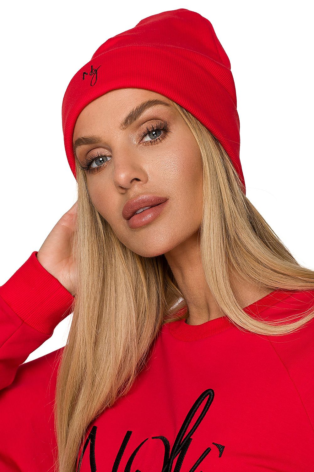   Czapka Damska Model MOE709 Red - Moe 