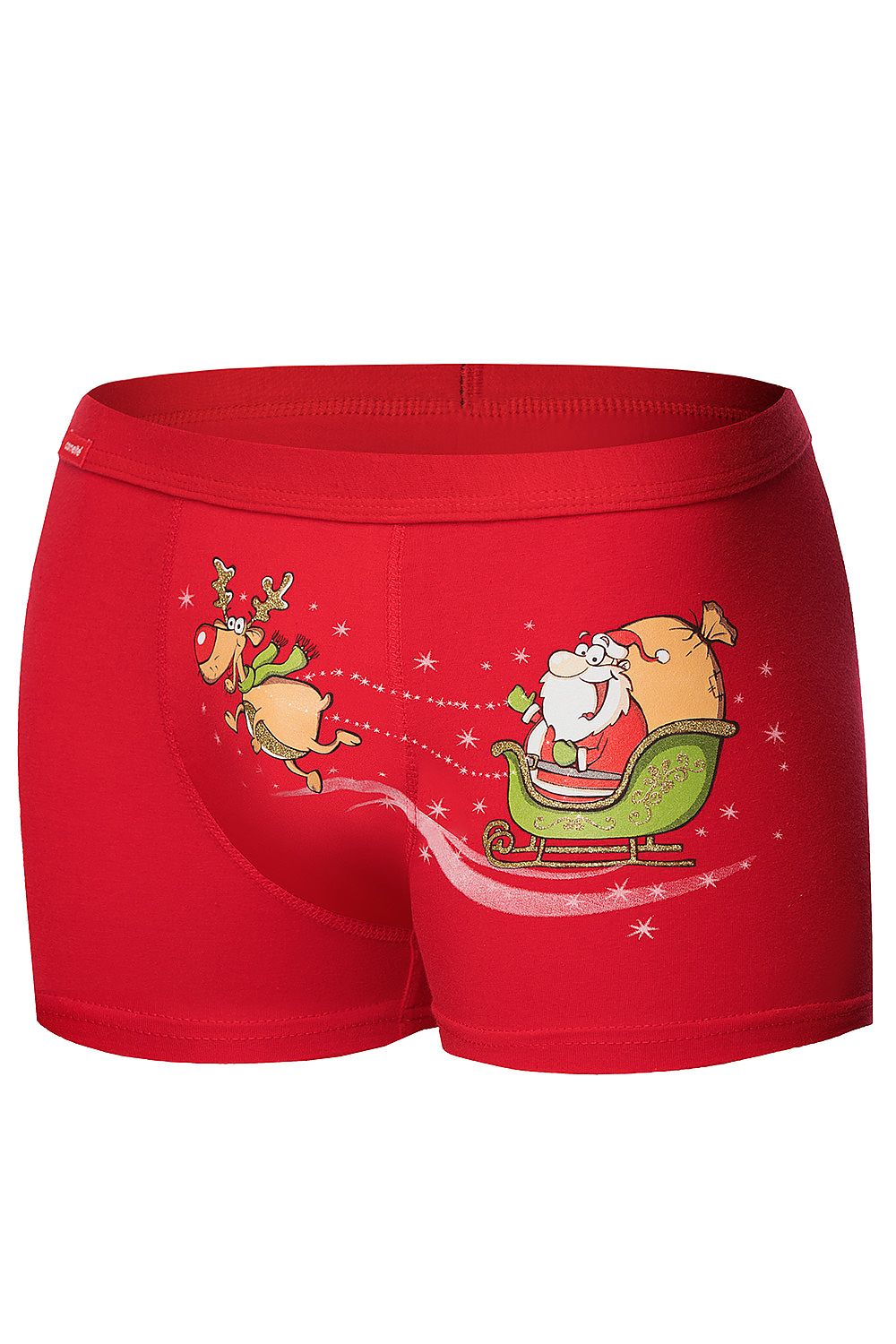   Bokserki Model Santas Sleigh 007/67 Red - Cornette 