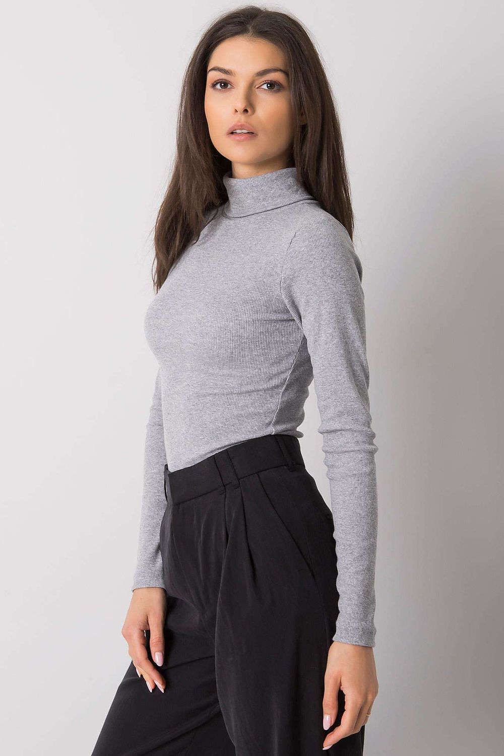   Golf Damski Model RV-BZ-7182.01P Grey - Rue Paris 
