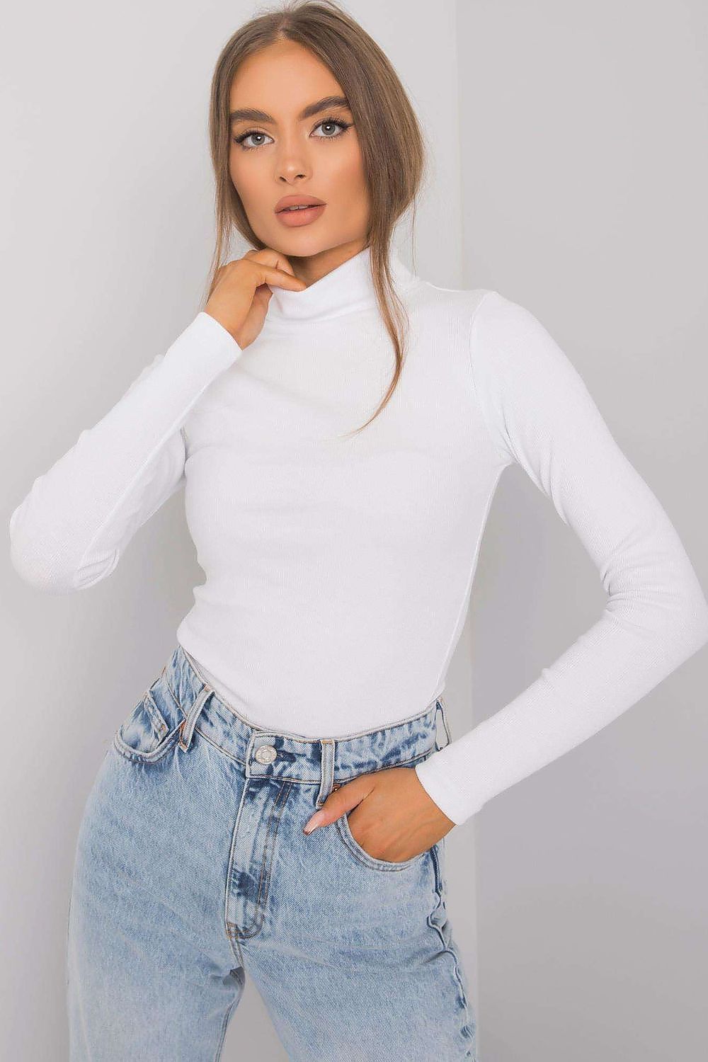   Golf Damski Model RV-BZ-7182.01P White - Rue Paris 