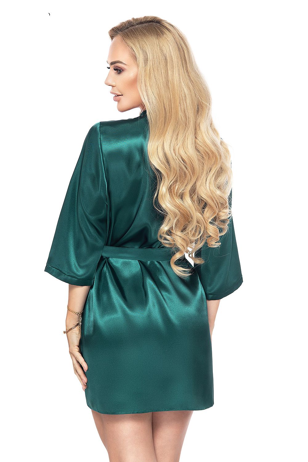  Szlafrok Damski Model Aria Dark Green - Irall 