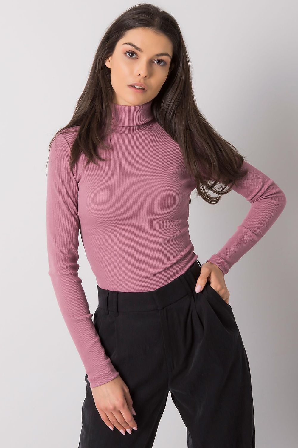   Golf Damski Model RV-BZ-7182.01P Dark Pink - Rue Paris 
