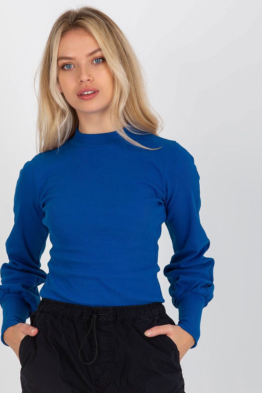   Bluzka Model RV-BZ-5223.15 Cobalt - Rue Paris 