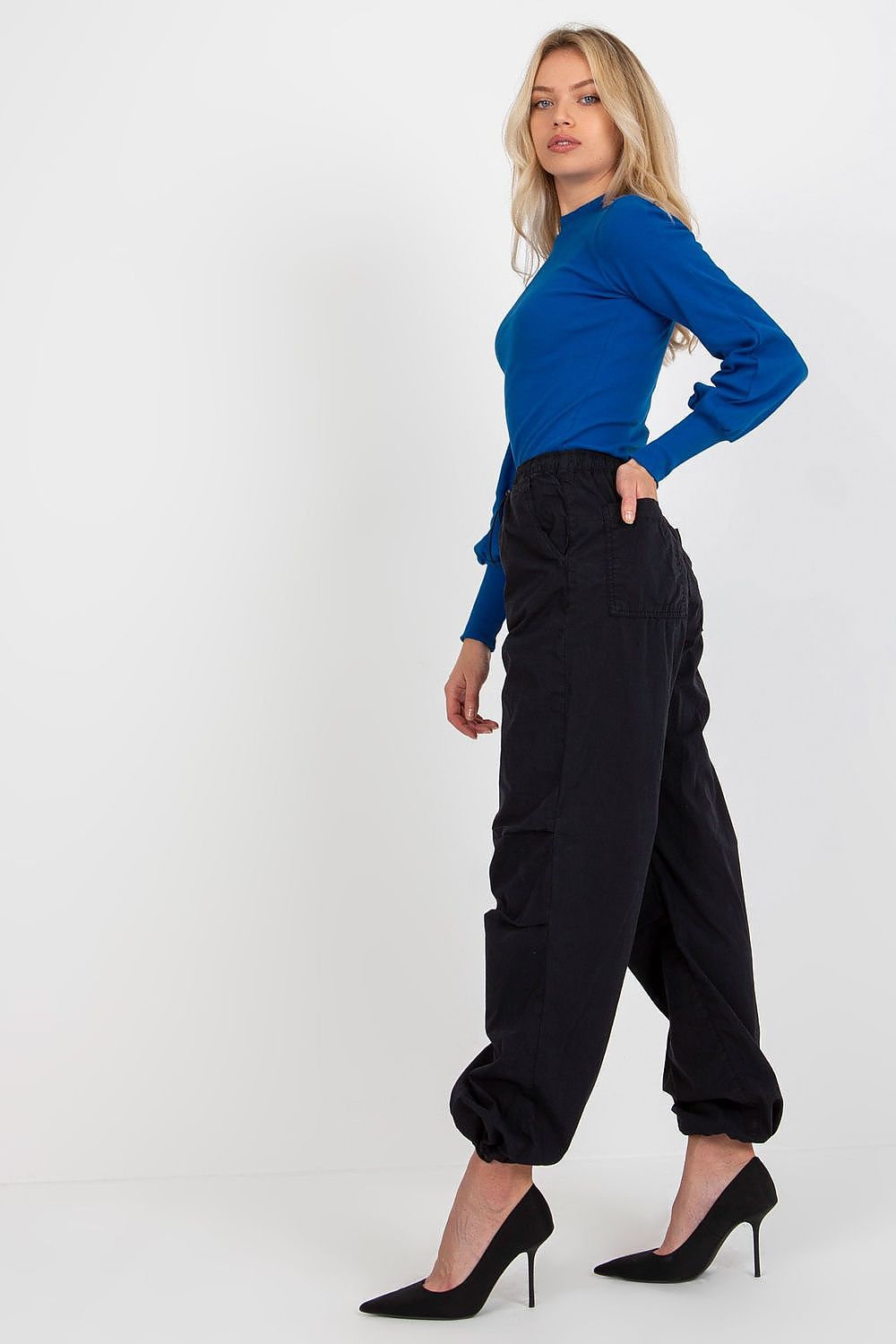   Bluzka Model RV-BZ-5223.15 Cobalt - Rue Paris 