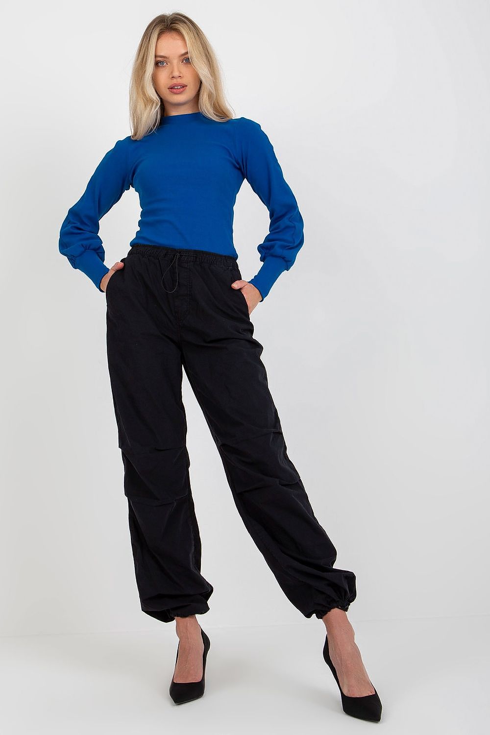   Bluzka Model RV-BZ-5223.15 Cobalt - Rue Paris 