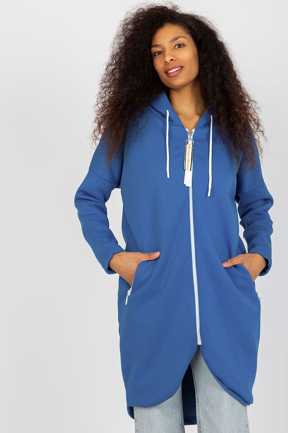   Bluza Damska Model RV-BL-4742.20P Dark Blue - Relevance 