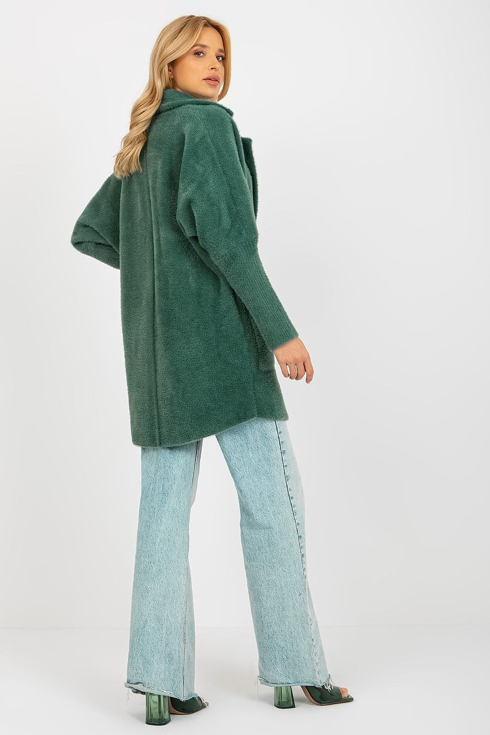   Płaszcz Damski Model MBM-PL-1517.00P Dark Green - MBM 