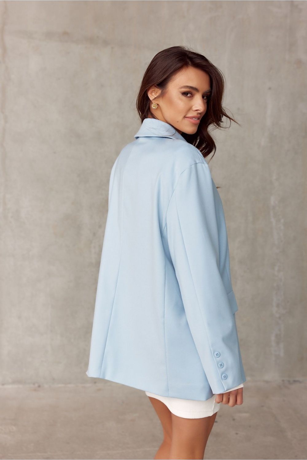   Marynarka Model NIE ZAK0008 Blue - Roco Fashion 