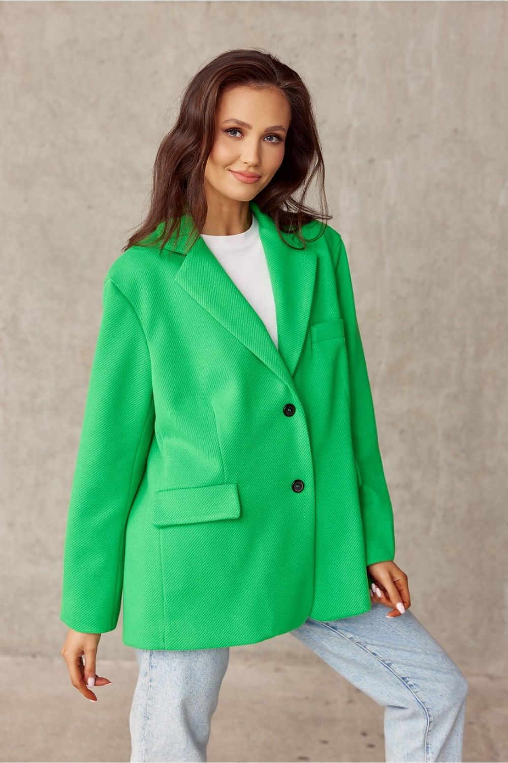   Marynarka Model ZIE ZAK0007 Green - Roco Fashion 