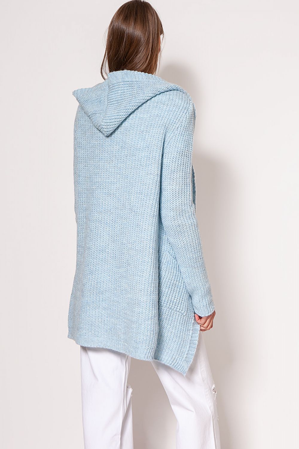  Sweter Kardigan Model PA018 Błękit - MKM 