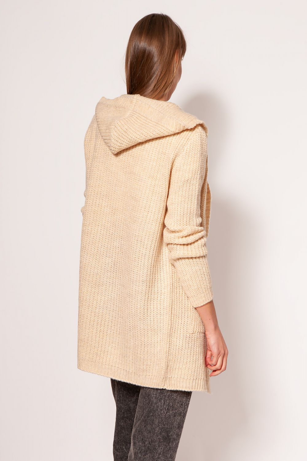  Sweter Kardigan Model PA018 Beige - MKM 