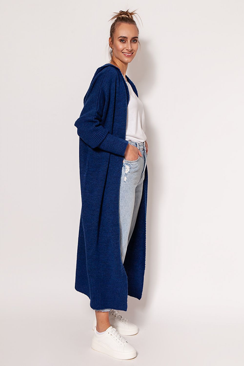  Sweter Kardigan Model PA020 Cobalt - MKM 