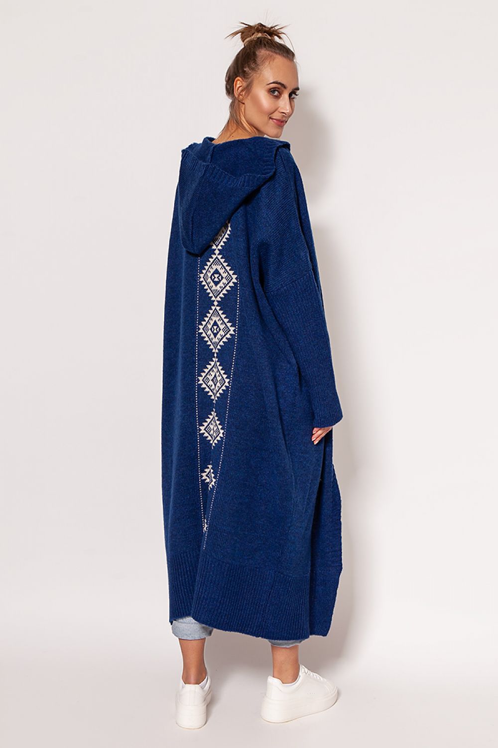  Sweter Kardigan Model PA020 Cobalt - MKM 