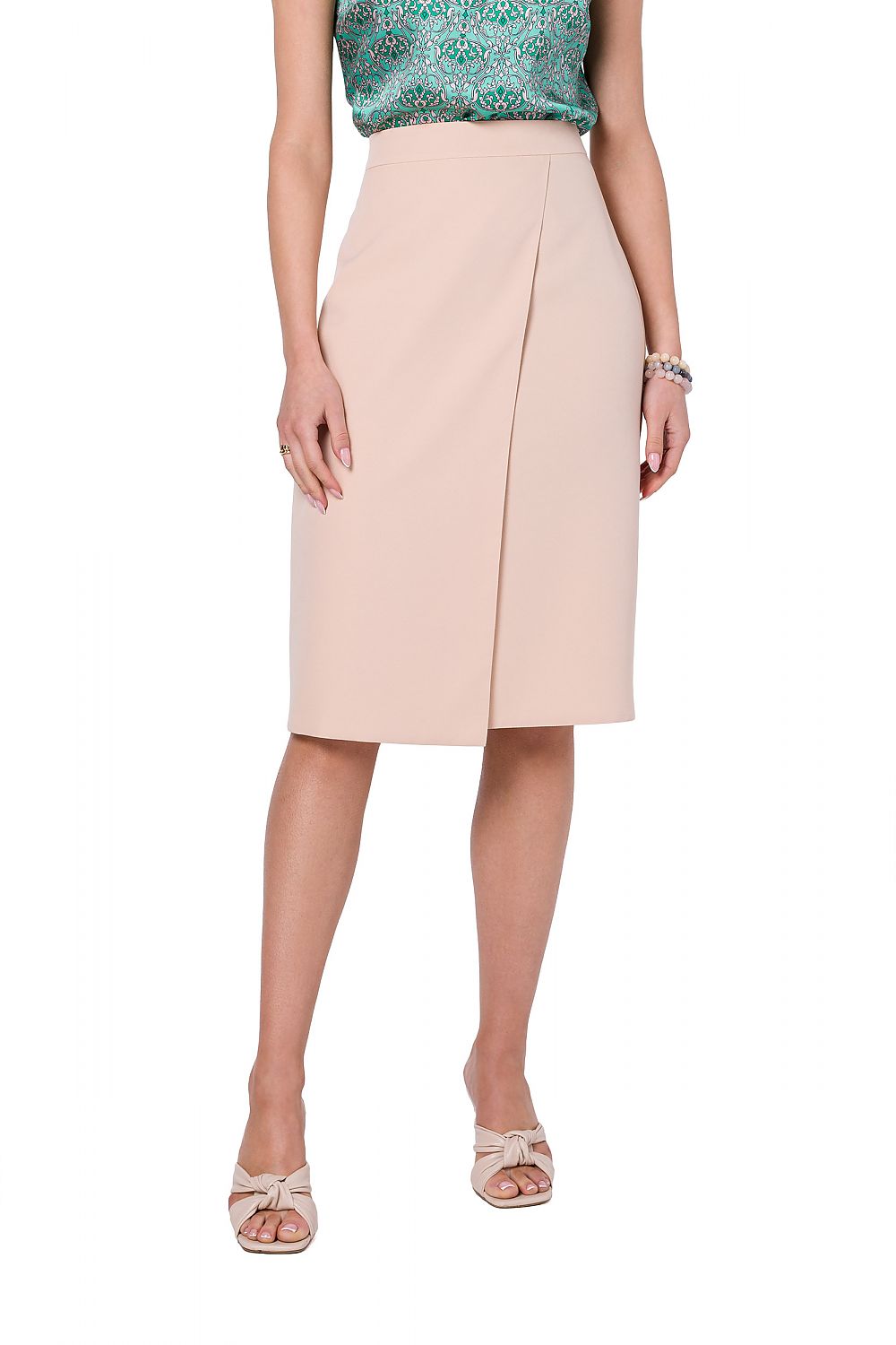  Spódnica Model S343 Beige - Stylove 