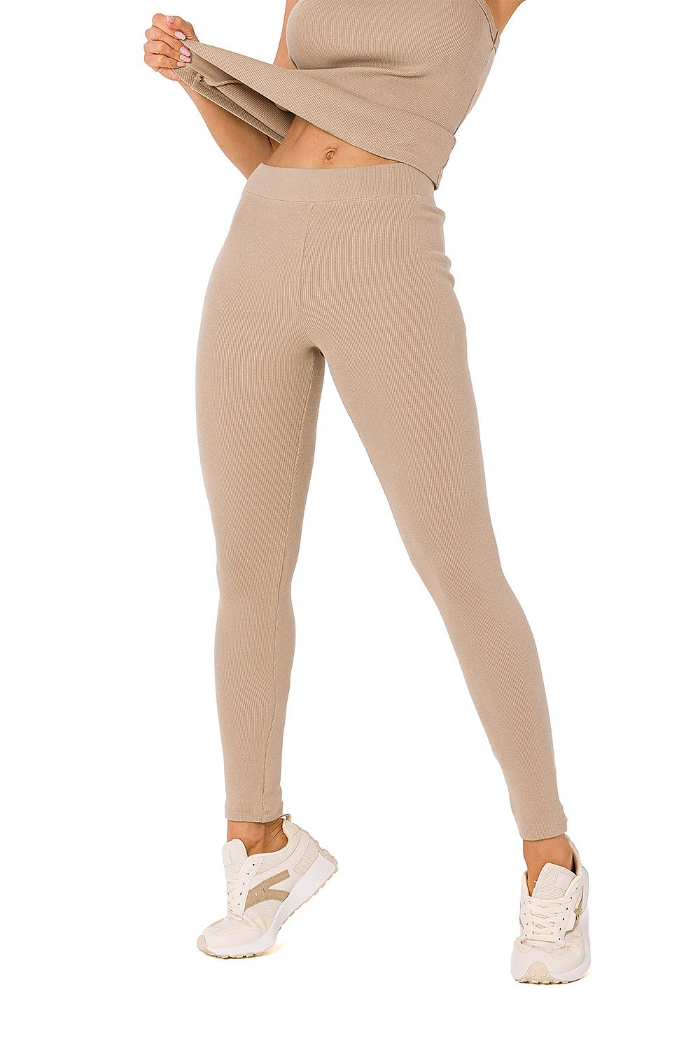   Legginsy Model MOE734 Beige - Moe 