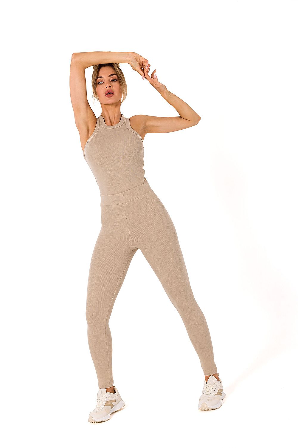   Legginsy Model MOE734 Beige - Moe 