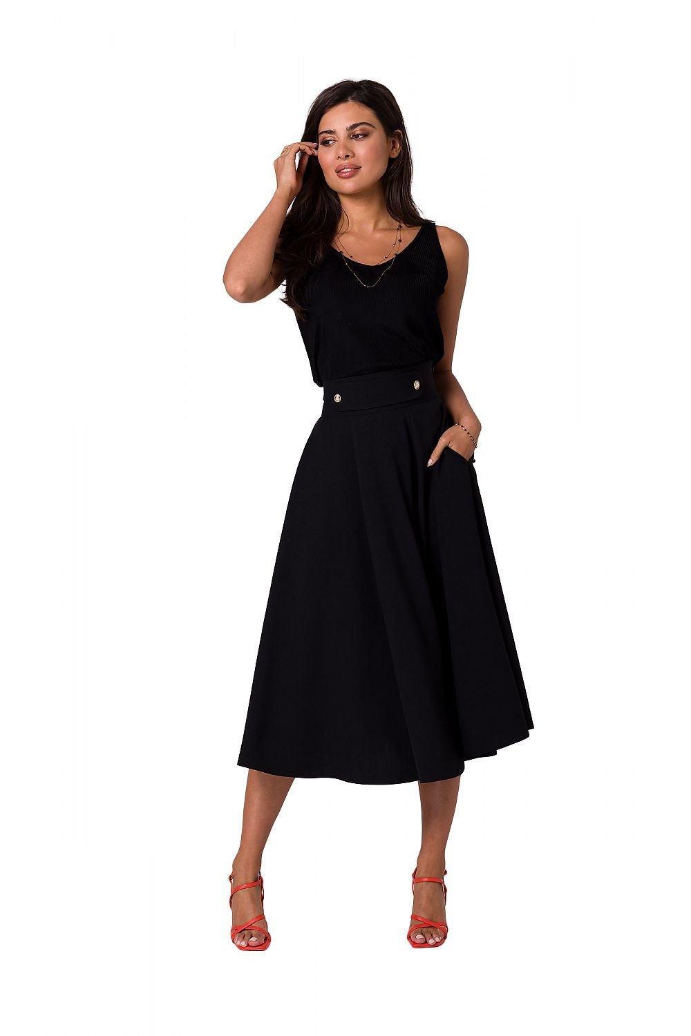  Spódnica Model B265 Black - BeWear 