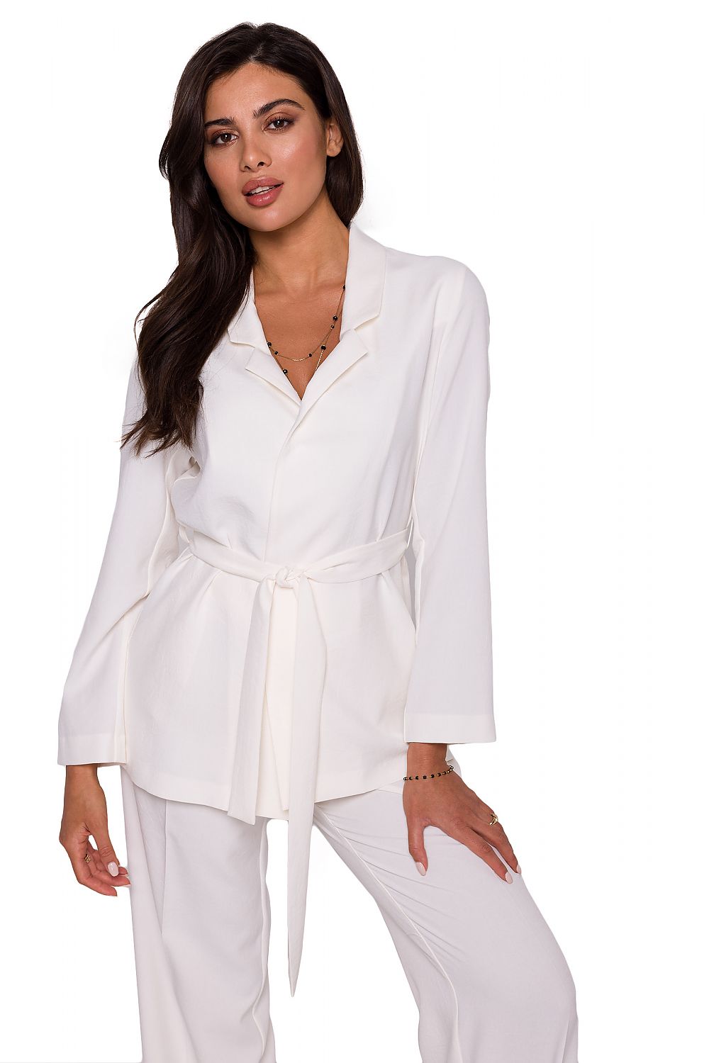   Marynarka Model B253 Śmietana - BeWear 