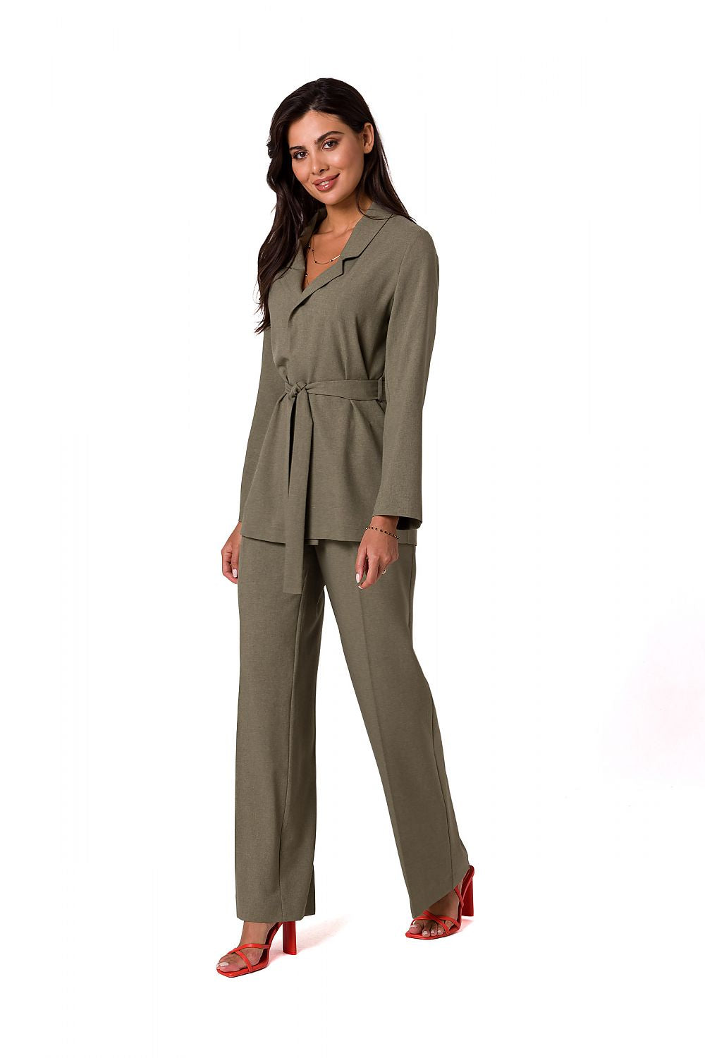   Marynarka Model B253 Oliwka - BeWear 