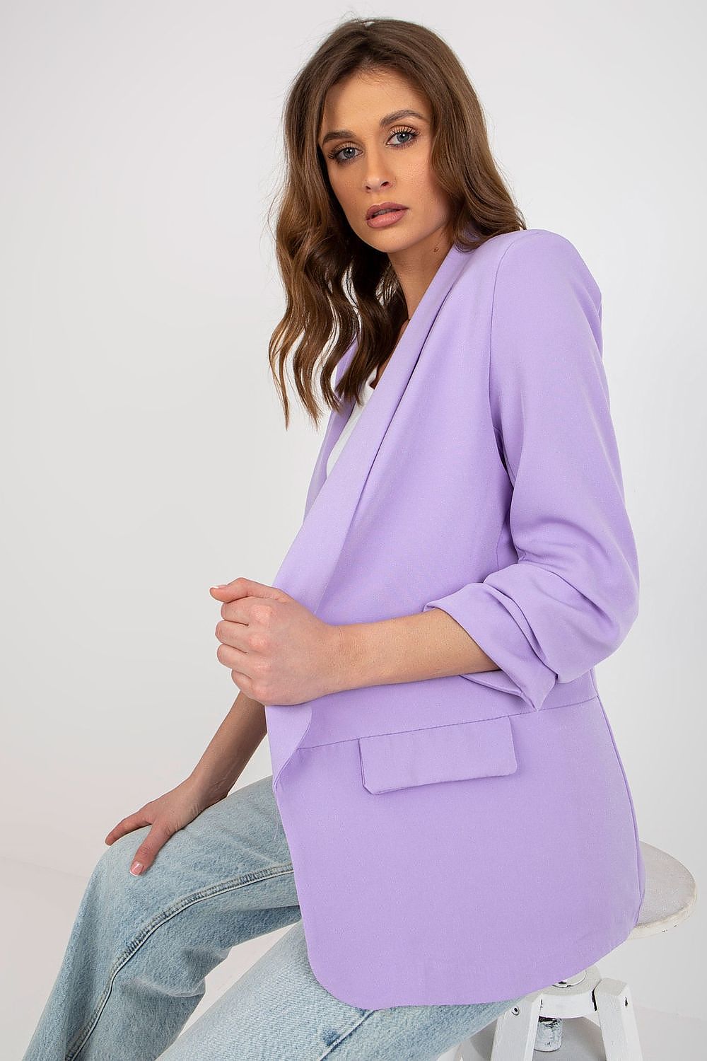   Marynarka Model DHJ-MA-7684.15P Light Violet - Italy Moda 