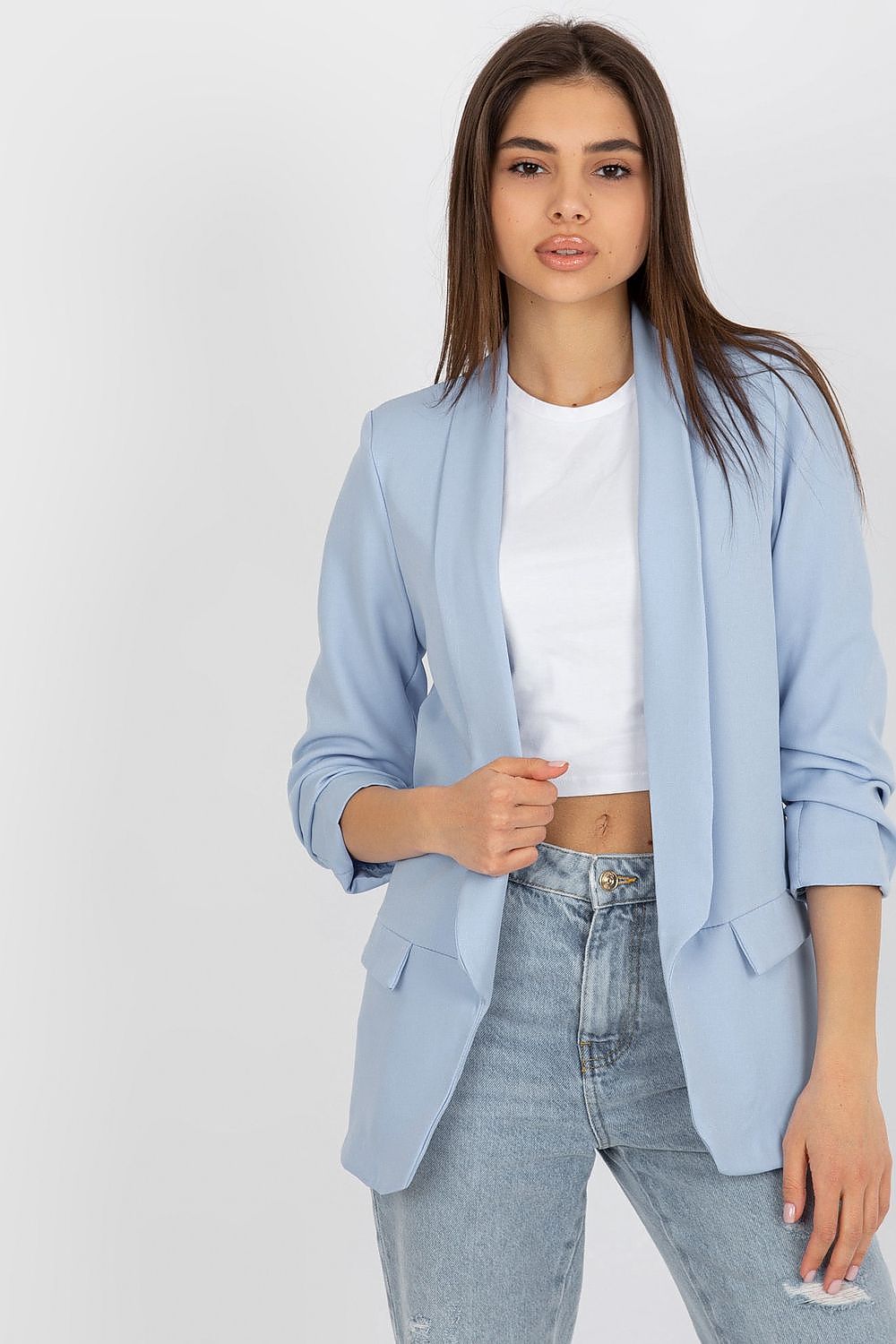   Marynarka Model DHJ-MA-7684.15P Light Blue - Italy Moda 