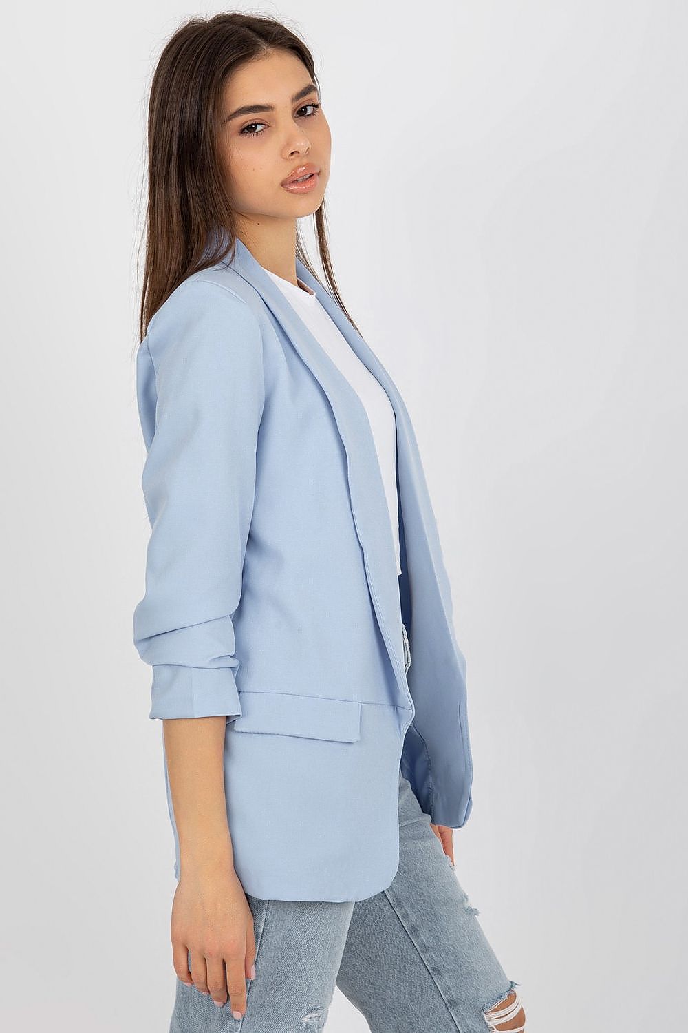   Marynarka Model DHJ-MA-7684.15P Light Blue - Italy Moda 