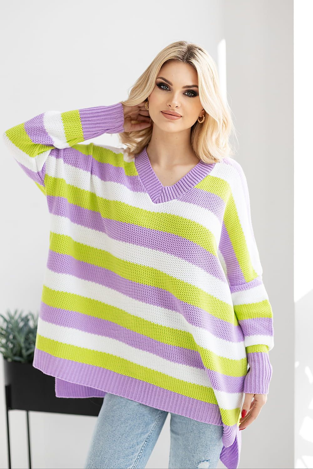   Sweter Damski Model 30091 Lila - PeeKaBoo 