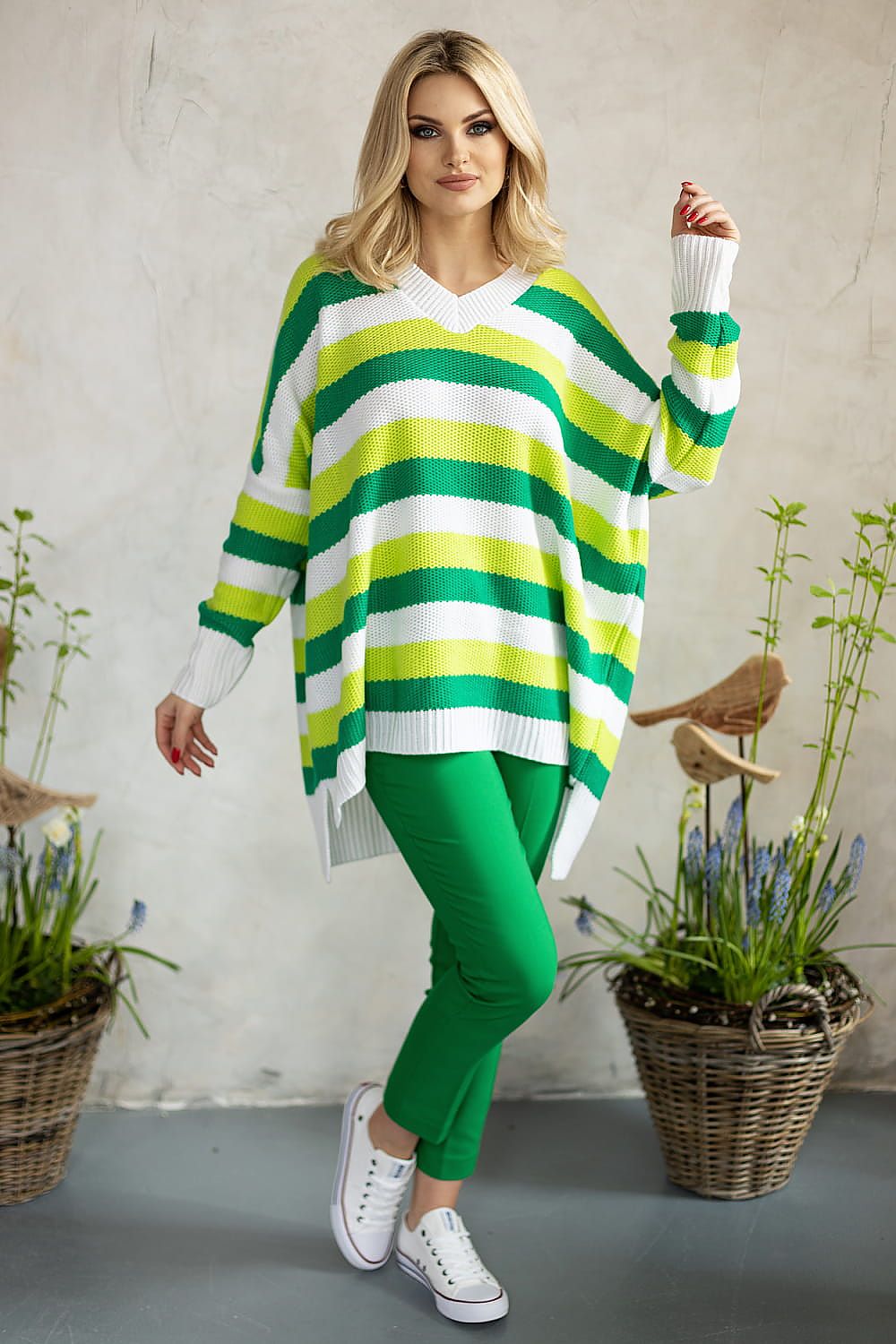   Sweter Damski Model 30091 Ecru - PeeKaBoo 