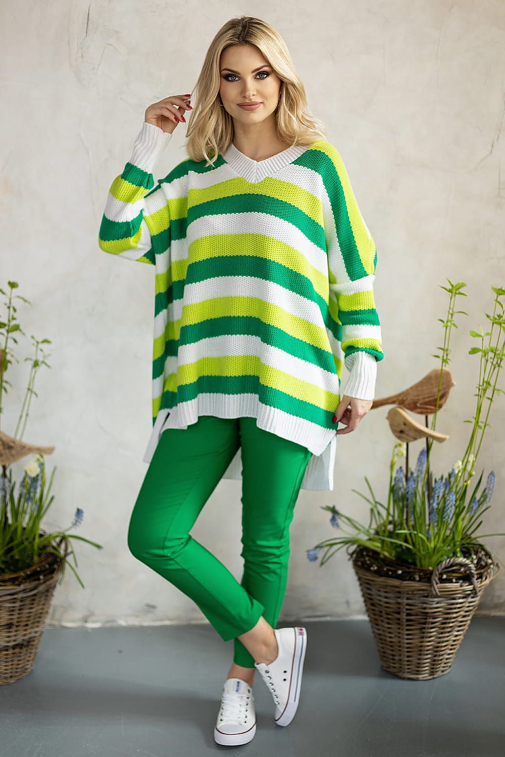   Sweter Damski Model 30091 Ecru - PeeKaBoo 