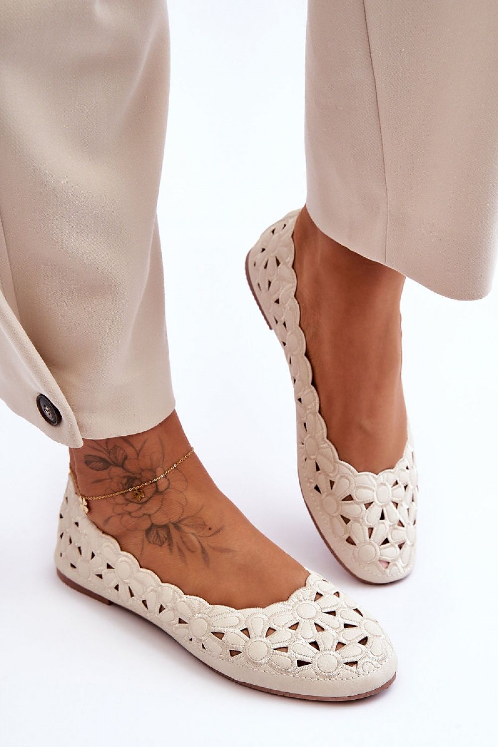   Baleriny Model Visionary 22BL26-4870 Beige - Step in style 