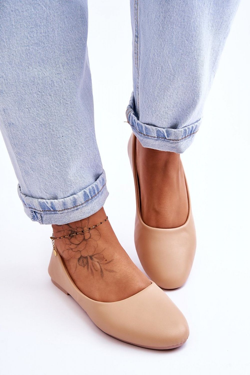   Baleriny Model Stacee 9BL02-1029 Beige - Step in style 