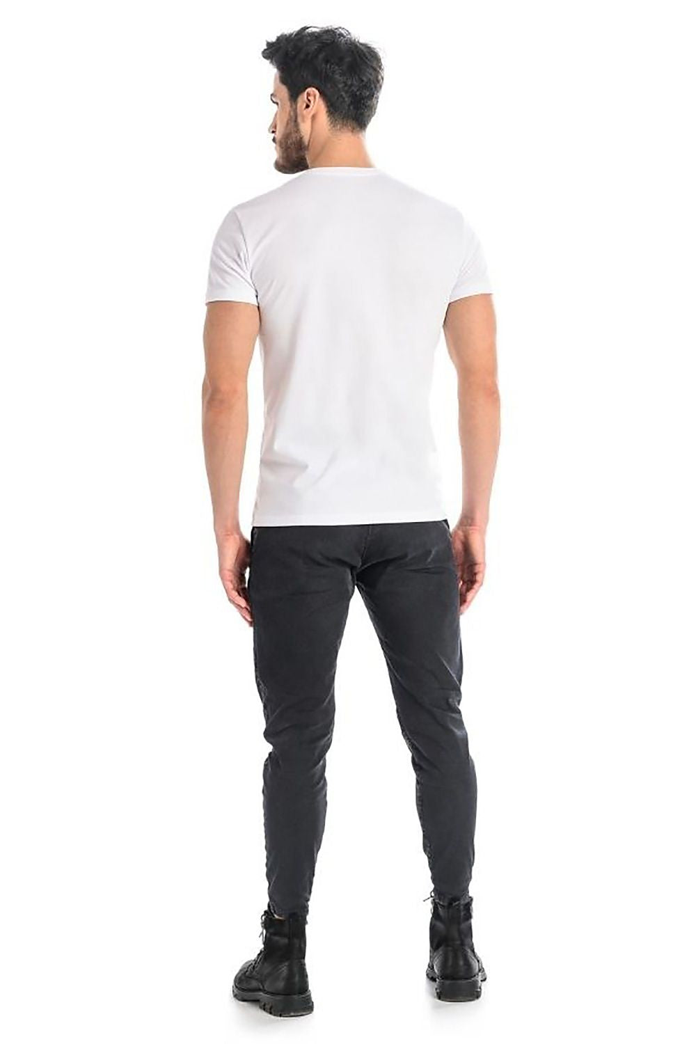   T-shirt Męski Model Luca 1502 White - Teyli 