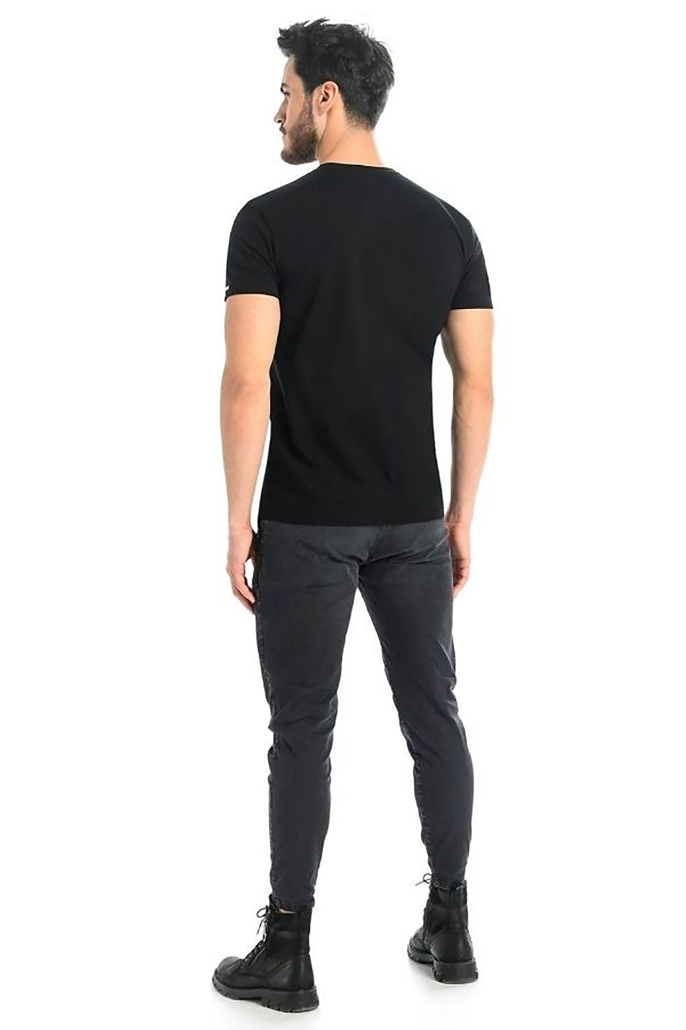   T-shirt Męski Model Dany V 1503 Black - Teyli 
