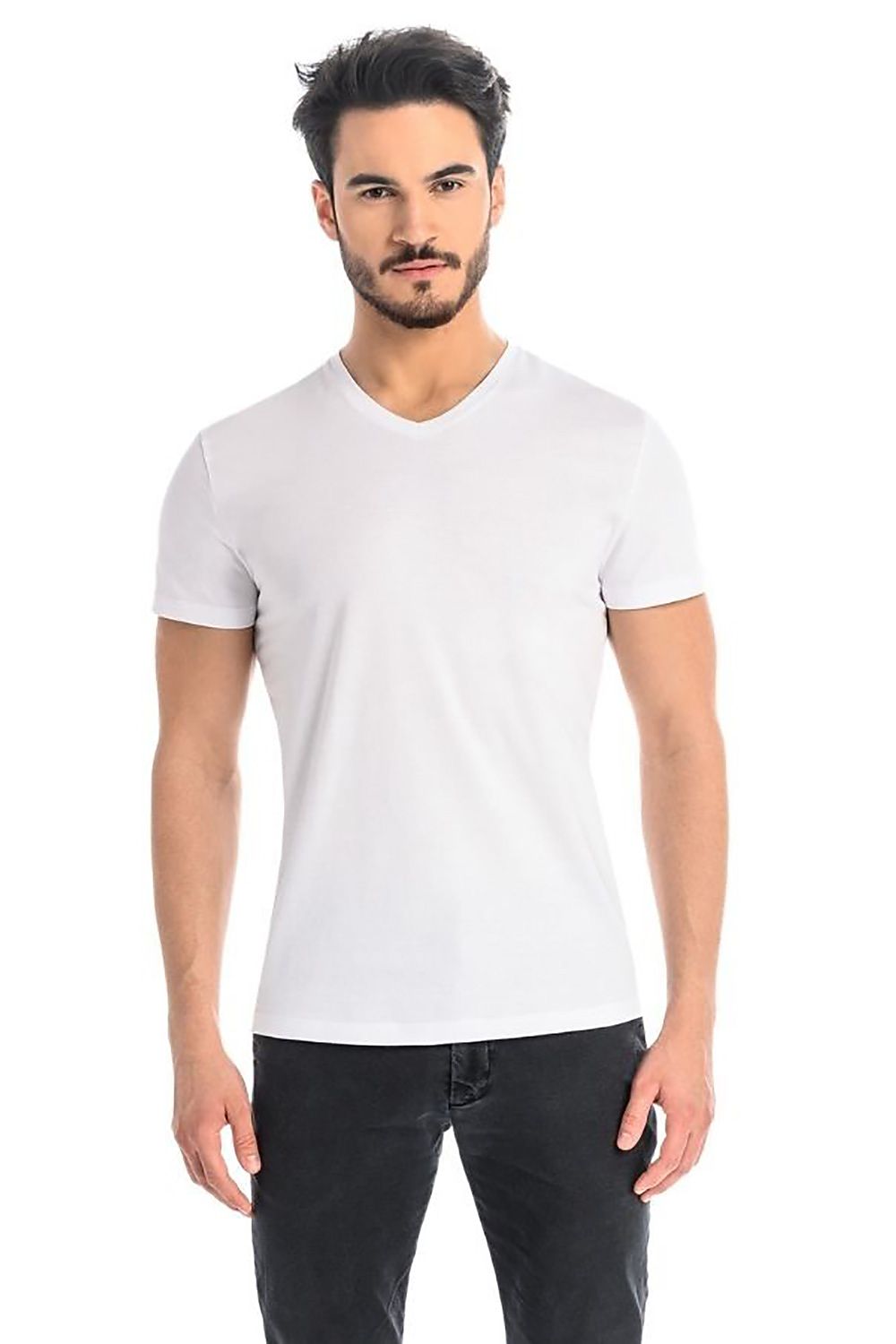  T-shirt Męski Model Dany V 1503 White - Teyli 