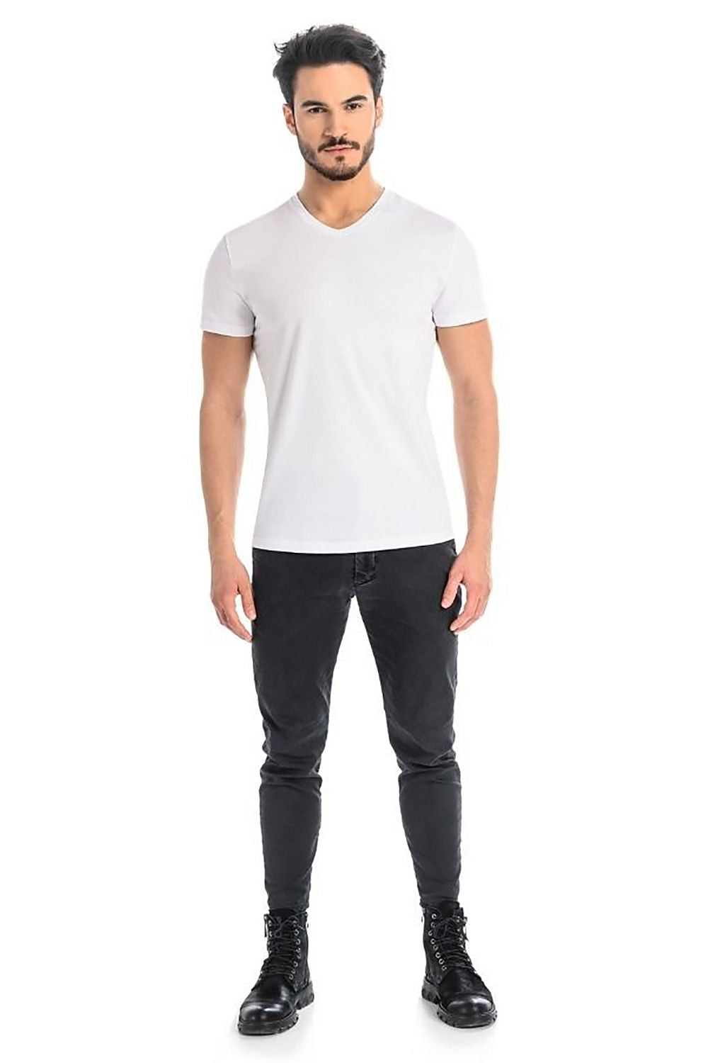   T-shirt Męski Model Dany V 1503 White - Teyli 