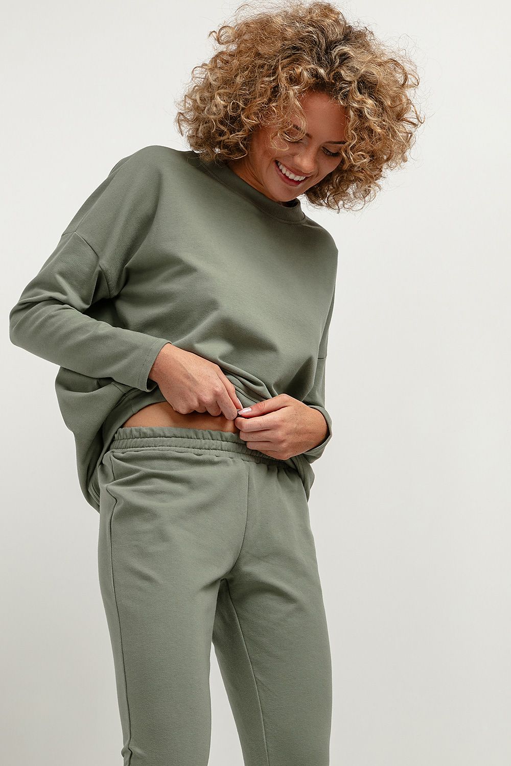   Bluza Damska Model T381/8 Green - Tessita 