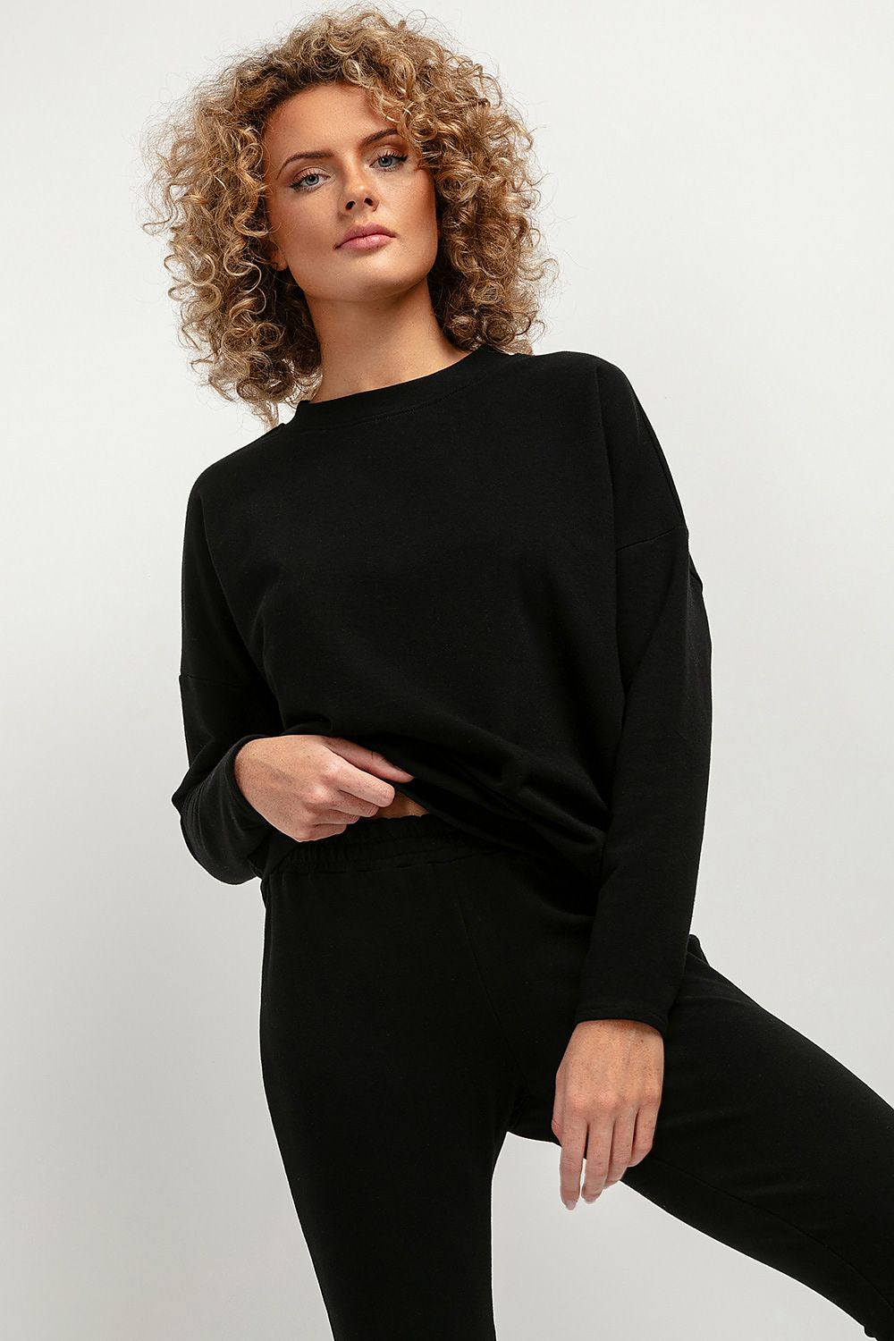   Bluza Damska Model T381/7 Black - Tessita 