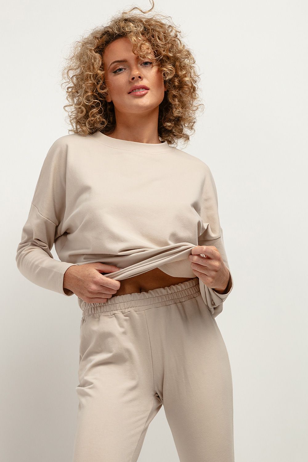   Bluza Damska Model T381/3 Light Beige - Tessita 