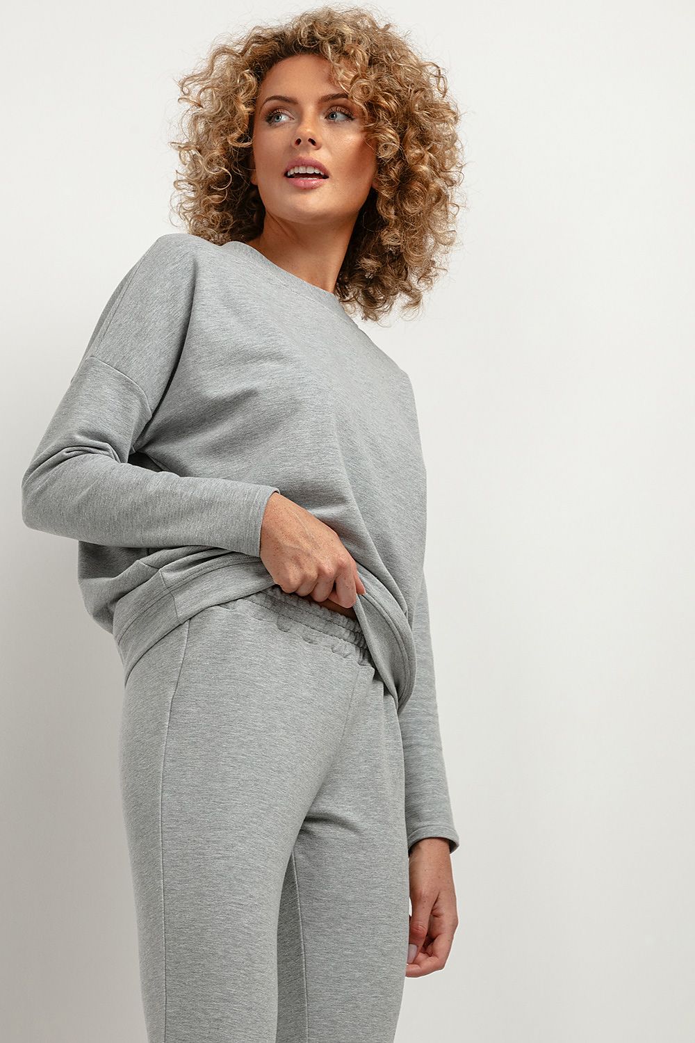   Bluza Damska Model T381/2 Light Grey - Tessita 