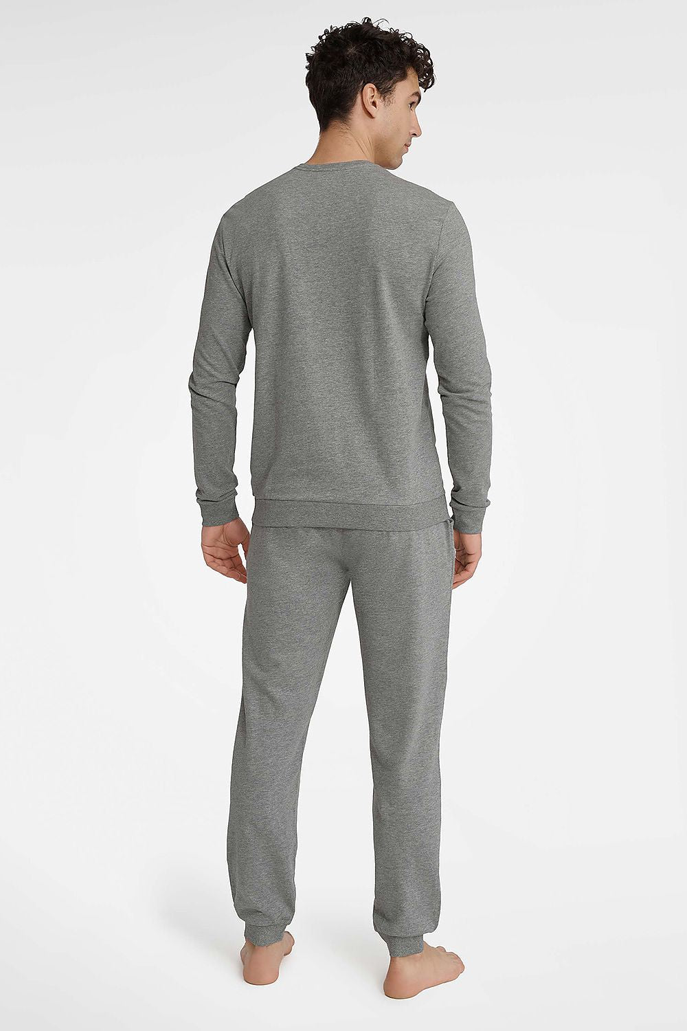   Piżama Męska Model Universal 40951-90X Grey Melange - Henderson 