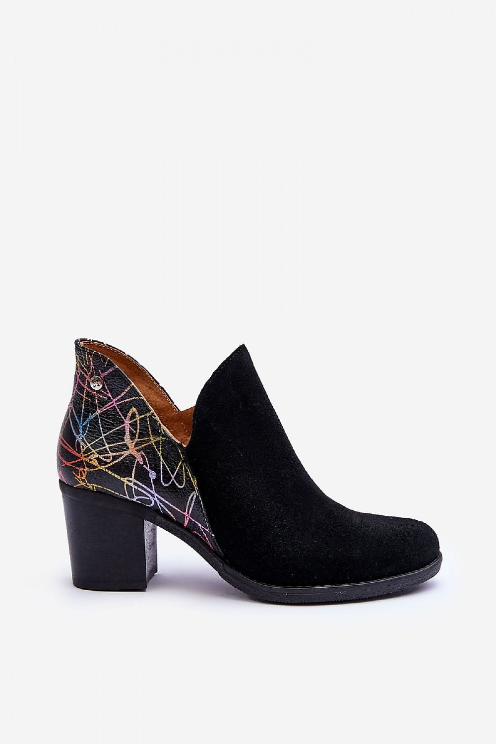   Botki Model Maciejka 04492-99 Black Skóra - Step in style 