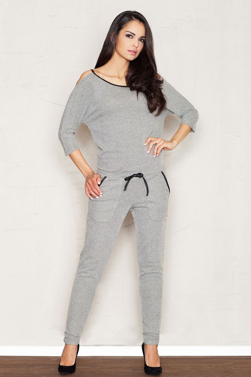   Kombinezon Damski Model 356 Dark Grey - Figl 