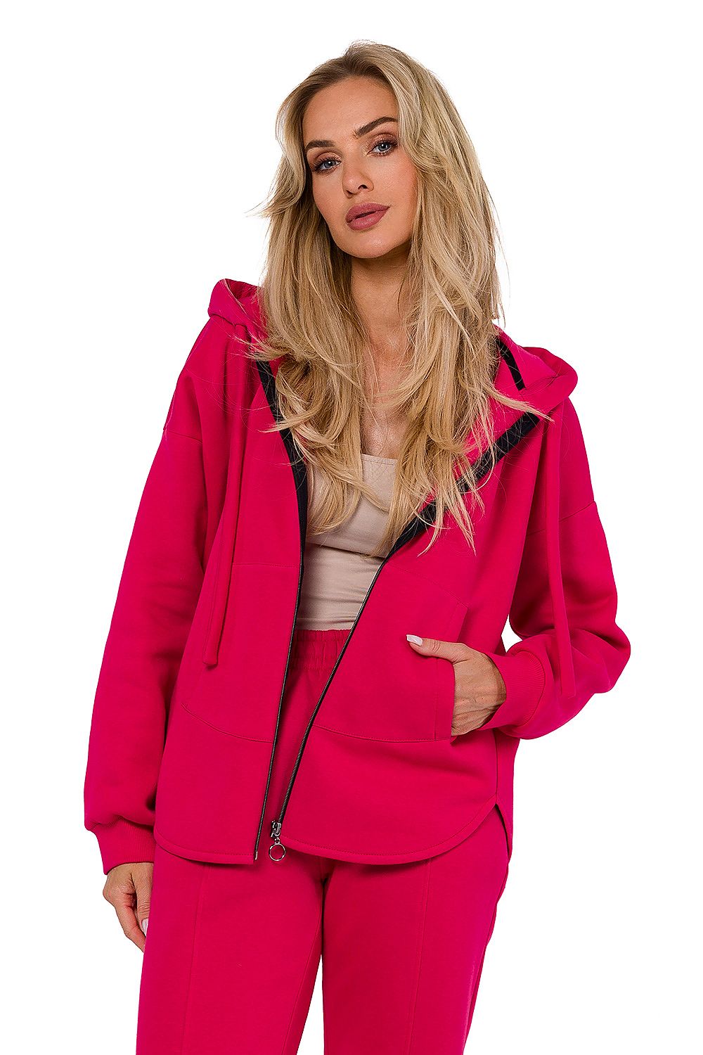   Bluza Damska Model MOE761 Malina - Moe 