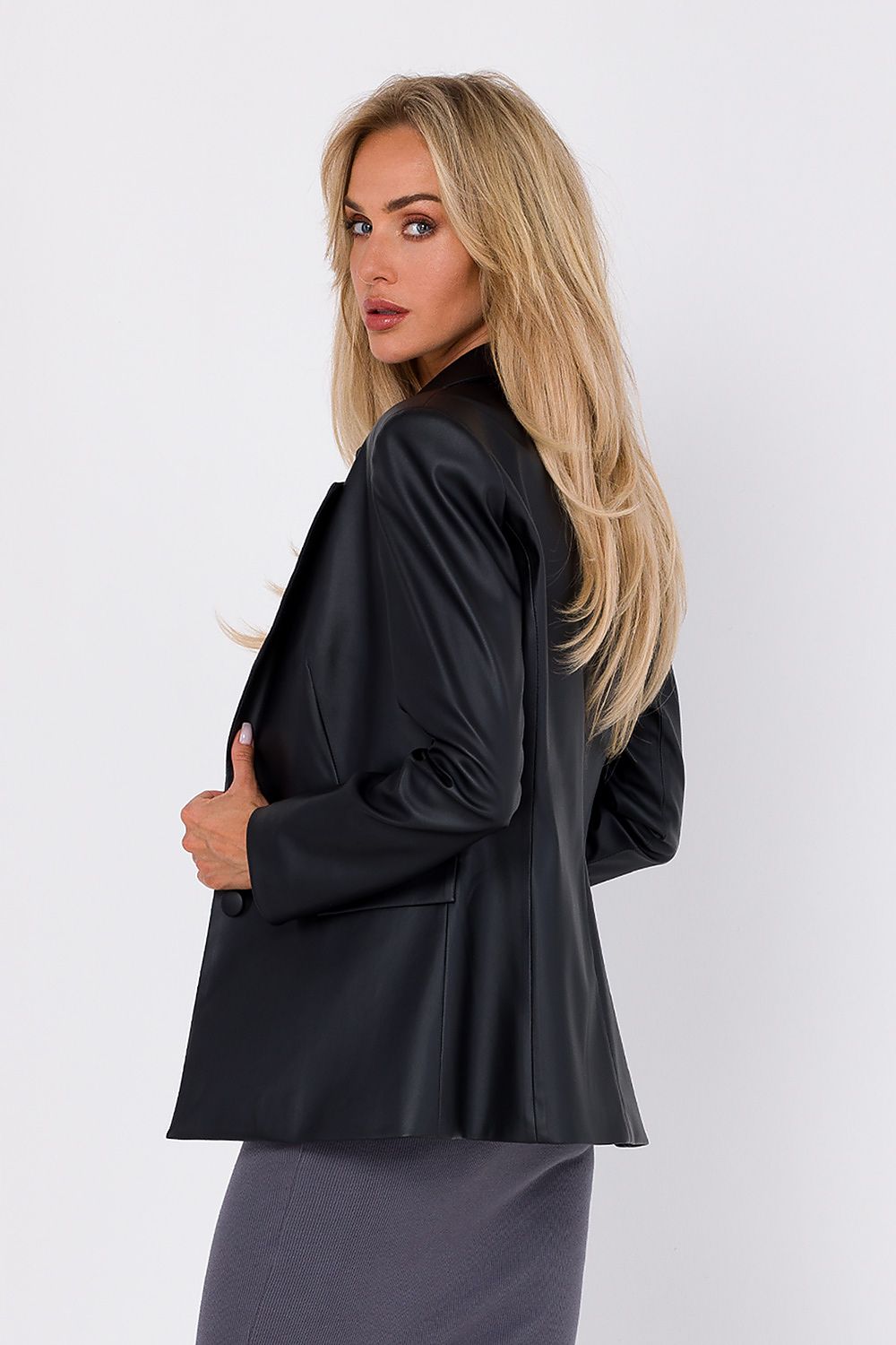   Żakiet Model MOE748 Black - Moe 