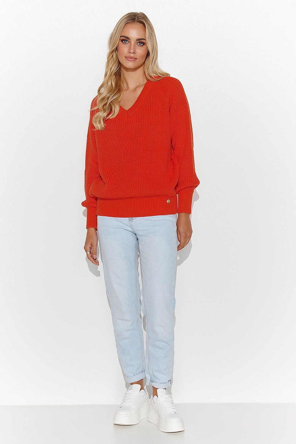  Sweter Damski Model S140 Orange - Makadamia 