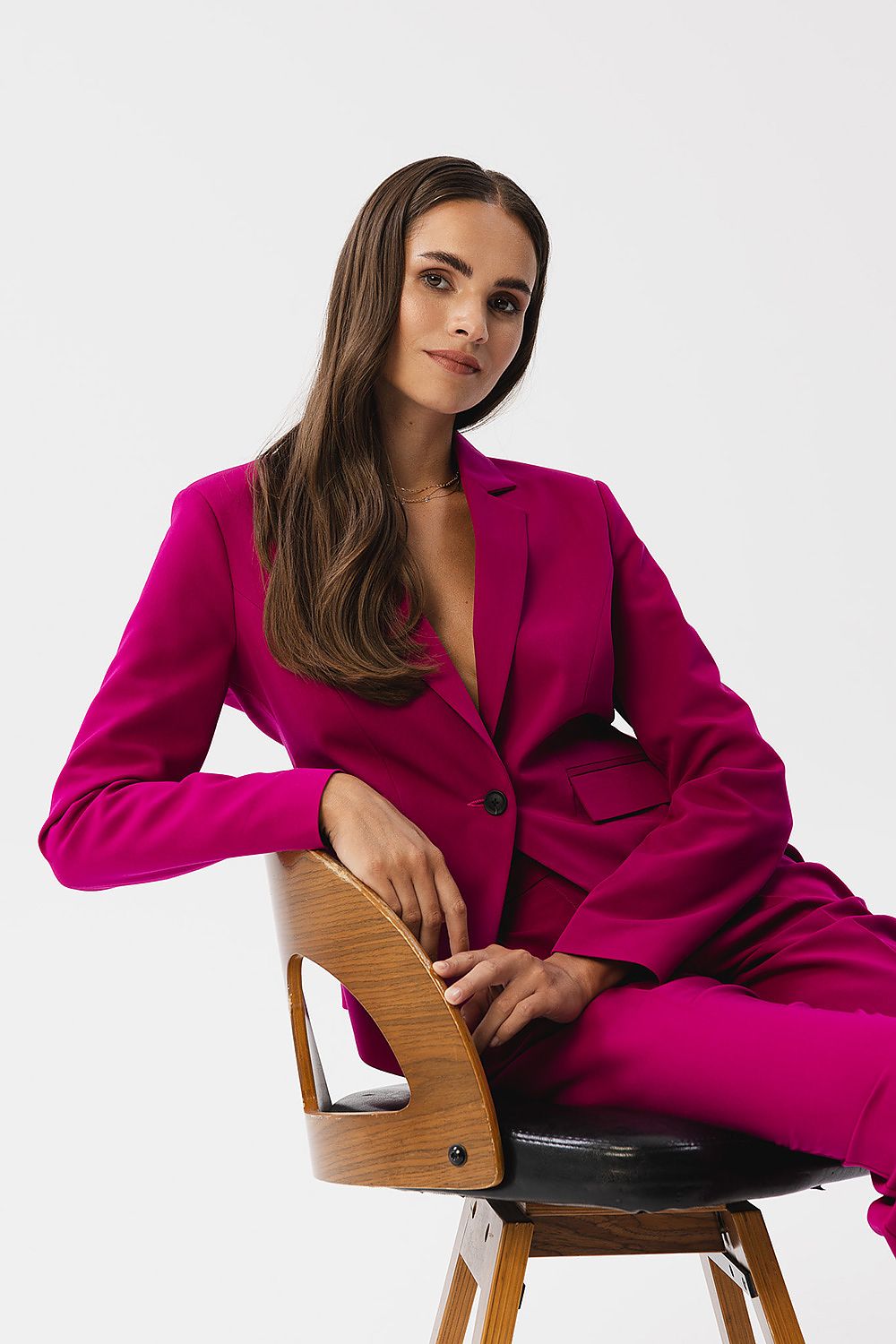   Marynarka Model S353 Śliwka - Stylove 