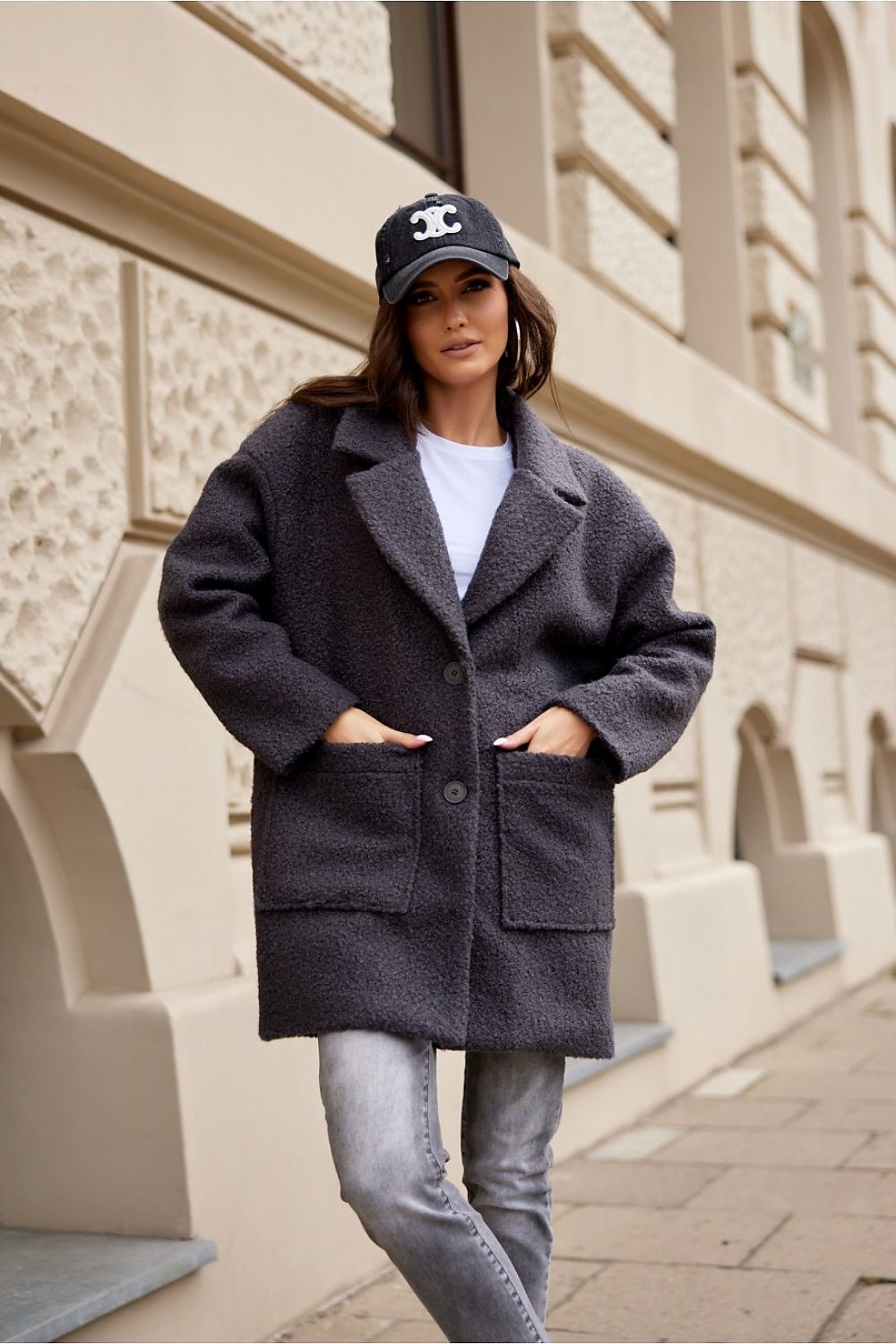   Kurtka Damska Model Sanchez SZA KUR0019 Grey - Roco Fashion 