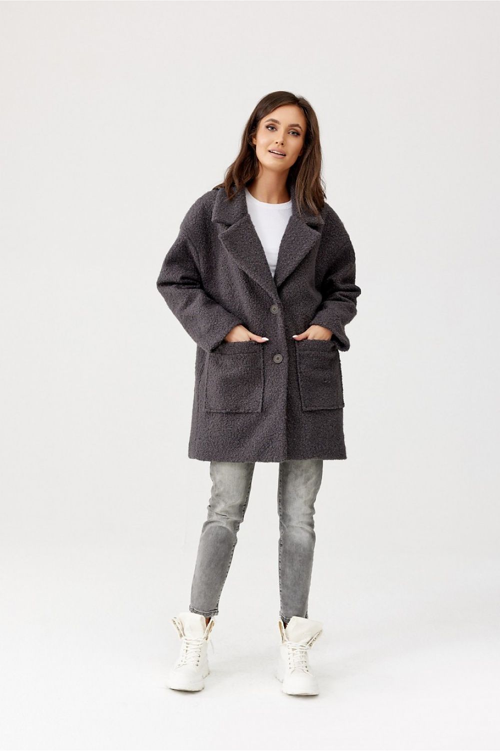   Kurtka Damska Model Sanchez SZA KUR0019 Grey - Roco Fashion 