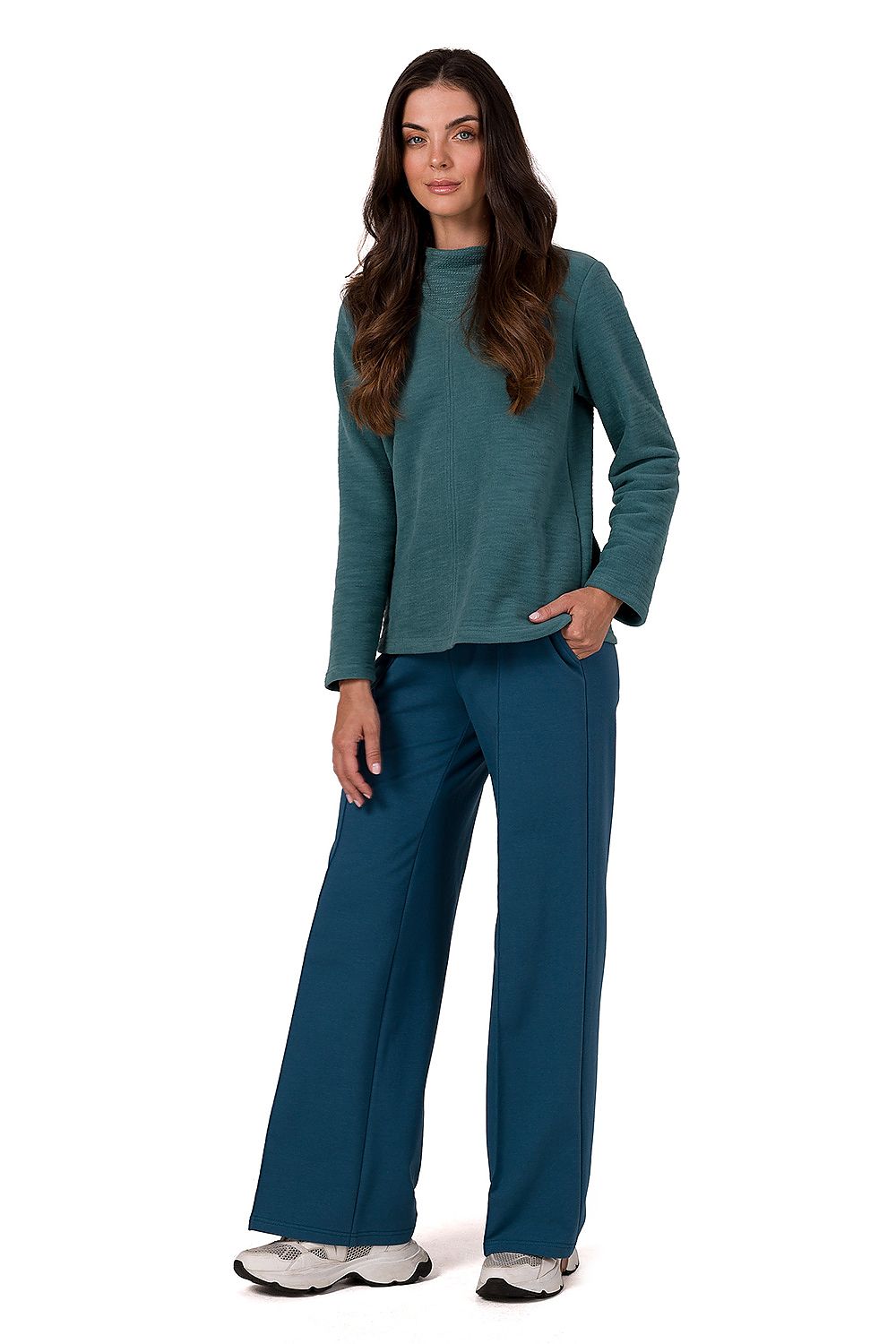   Bluza Damska Model B268 Turkus - BeWear 